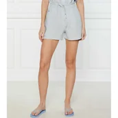 Spodenki damskie - Tommy Jeans Szorty | Regular Fit | z dodatkiem lnu - miniaturka - grafika 1