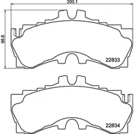 Klocki hamulcowe - Klocki hamulcowe - komplet BREMBO P 83 180 - miniaturka - grafika 1