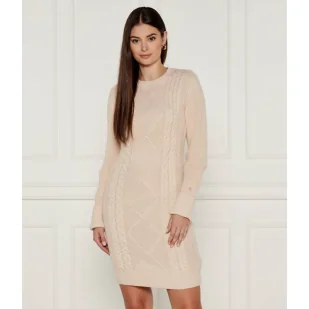 GUESS Sukienka SERENA | z dodatkiem wełny - Sukienki - miniaturka - grafika 1