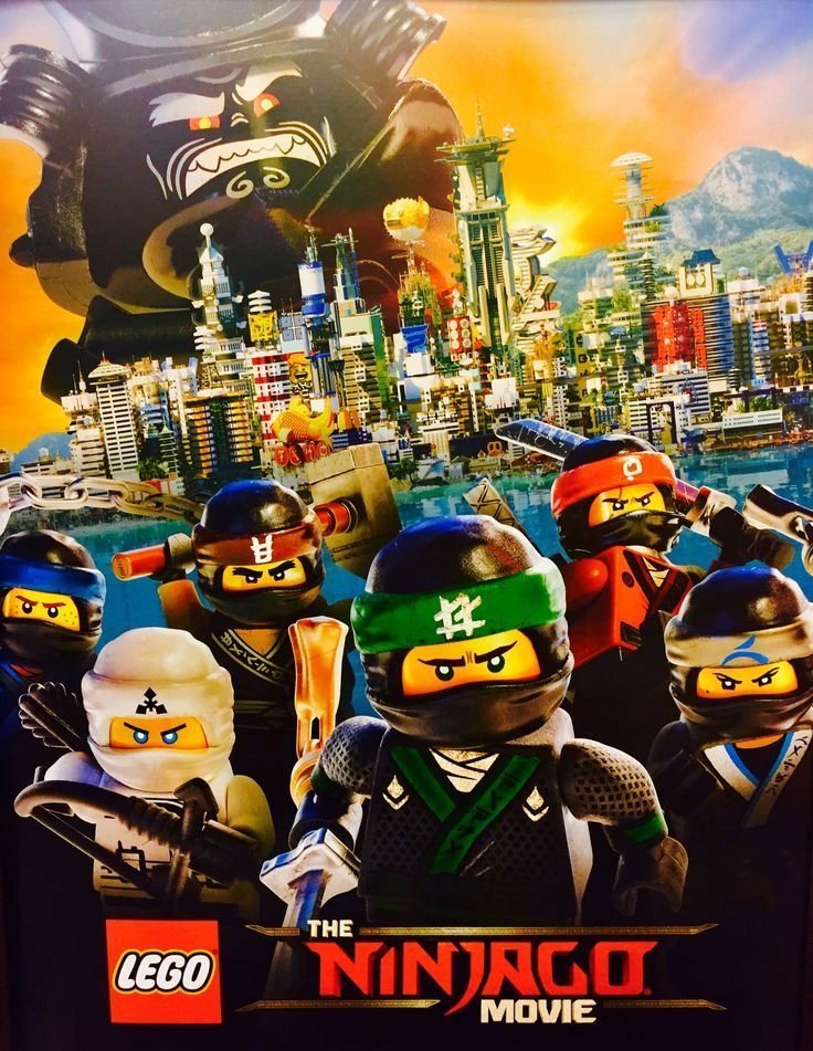PUZZLE LEGO Ninjago 5 + IMIĘ Pudełko 120 el.
