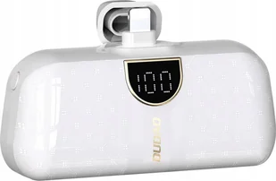 Mini powerbank Dudao K20SL w ksztacie torebki Lightning 5000mAh - biay - Powerbanki - miniaturka - grafika 1