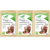 Budyń - Bio Planet Budyń o smaku czekoladowym z żurawiną Zestaw 3 x 40 g Bio - miniaturka - grafika 1