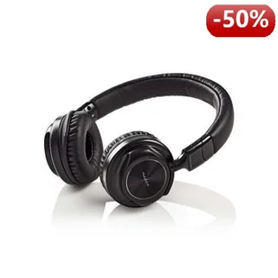 Nedis Wired Headphones | On-ear | Foldable | 1.2 m  Black - Słuchawki - miniaturka - grafika 2