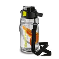 Shakery i bidony sportowe - Tritanowa Butelka Na Wodę Bidon Z Ustnikiem Czarna 1400 Ml Remo Konighoffer - miniaturka - grafika 1