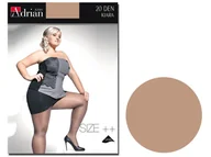 Rajstopy - Rajstopy Kiara Adrian 20 Den Size Plus 7 Natural - miniaturka - grafika 1