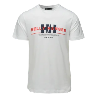 Męska Koszulka z krótkim rękawem HELLY HANSEN CORE GRAPHIC T 53936_004 – Biały - Koszulki męskie - miniaturka - grafika 1