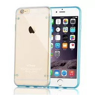 Etui i futerały do telefonów - Cadorabo cador Abo  Ultra Slim (0,5 mm) TPU silikonowe etui ochronne do Apple iPhone 6/6S  (4.7 cala), Apple iPhone 6 / 6 S, granatowy-niebieski DE-102314 - miniaturka - grafika 1