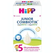 Mleko modyfikowane - Hipp 5 Junior Combiotik produkt na bazie mleka dla przedszkolaka 550 g - miniaturka - grafika 1