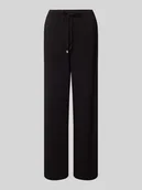 Spodnie damskie - Spodnie materiałowe o luźnym kroju z elastycznym pasem model ‘ISADORA’ - miniaturka - grafika 1