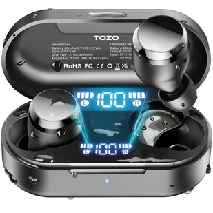 Tozo T12S Black - Słuchawki - miniaturka - grafika 1