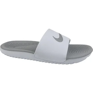 Klapki Nike Kawa Slide 834588-100 białe - Klapki i japonki damskie - miniaturka - grafika 1