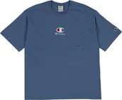 Koszulki męskie - Koszulka męska Champion Crewneck niebieska 220270 BS099 M - miniaturka - grafika 1