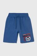 Spodnie i spodenki dla chłopców - zippy szorty bawełniane dziecięce x Marvel kolor niebieski regulowana talia - Zippy - miniaturka - grafika 1