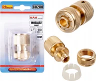 Inne akcesoria do nawadniania - XTline Brass connection with STOP mech. 1/2" - miniaturka - grafika 1