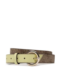 Guess Pasek Damski Izzy Belts BW7788 VIN25 Beżowy - Paski - miniaturka - grafika 1