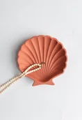 Dekoracje domu - Taca Muszelka Terracotta - miniaturka - grafika 1