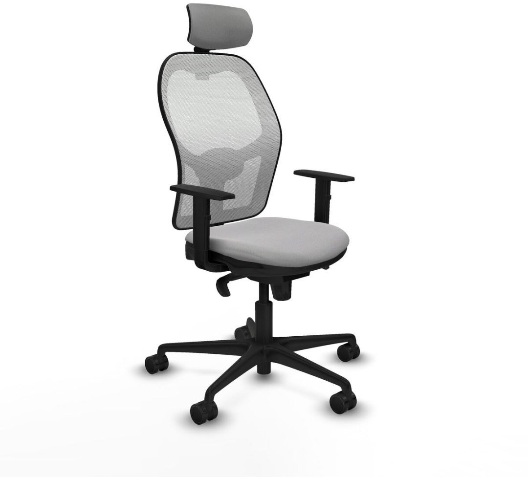 Krzesło Biurowe z Zagłówkiem Piqueras y Crespo 1D036N2 Jasnoszary