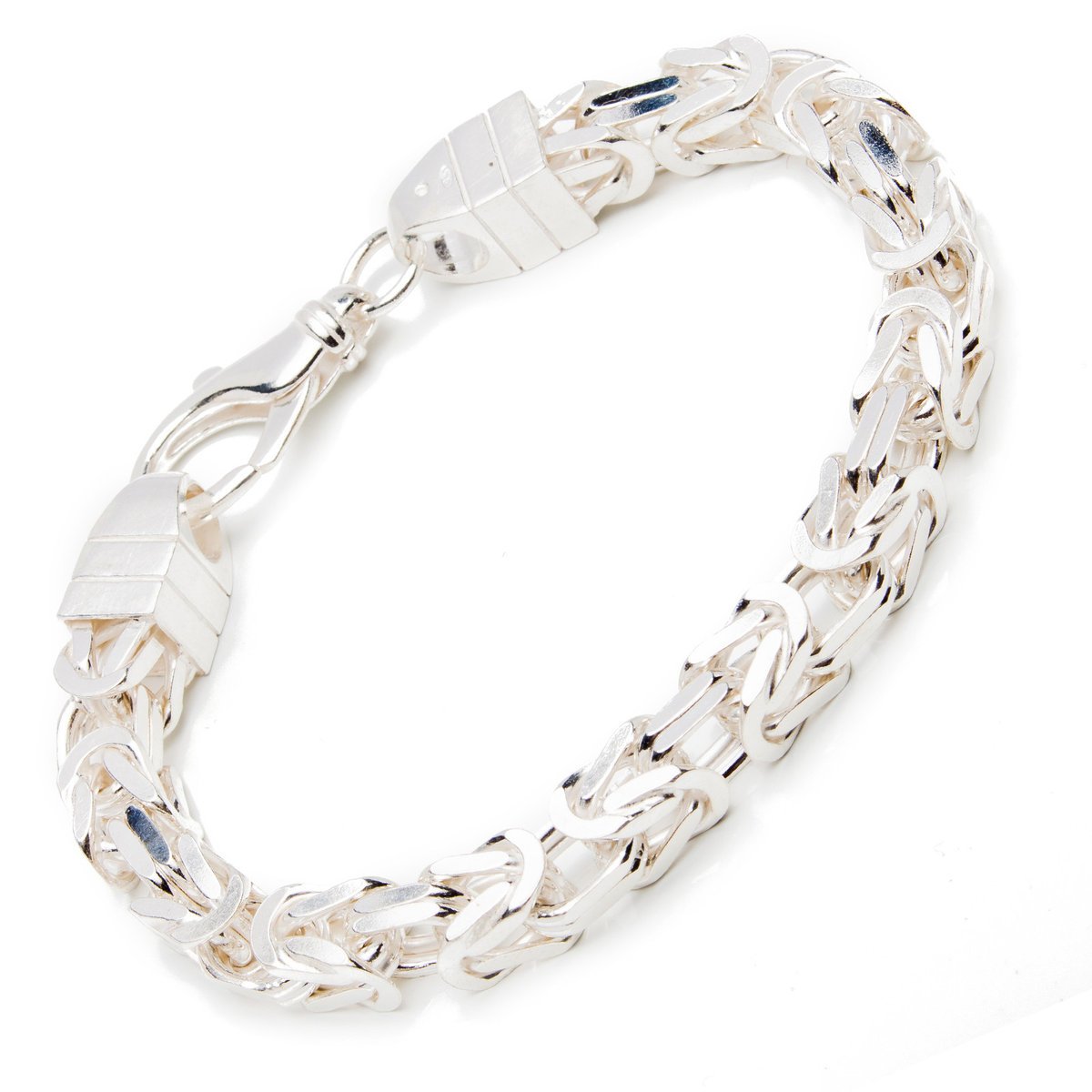 Srebrna bransoletka 925 królewska