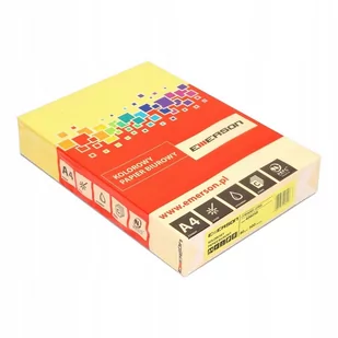 Emerson Papier Ksero A4 80g Cytrynowy (05902178116253) - Papier do drukarek - miniaturka - grafika 1