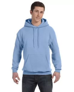 Hanes EcoSmart męska bluza z kapturem, Jasnoniebieski, XL - Bluzy męskie - miniaturka - grafika 1