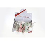 Ozdoby bożonarodzeniowe - Figurka tekstylna skrzat 5 x 20 cm mix - miniaturka - grafika 1