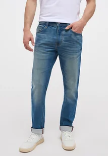 Męskie spodnie jeansowe proste Mustang OREGON SLIM W34 L34 - Spodnie męskie - miniaturka - grafika 1