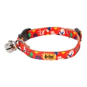 Obroże dla kotów - Dingo Świąteczna obroża dla kota czerwona 1,0 x 29 cm - miniaturka - grafika 1