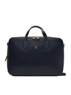 Tommy Hilfiger Torba na laptopa Th Icon Laptop Bag AW0AW18004 Granatowy - Torby na laptopy - miniaturka - grafika 1