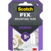 Taśmy izolacyjne i naprawcze - Scotch Taśma montażowa Mirror 19 mm x 1.5 m Fix - miniaturka - grafika 1