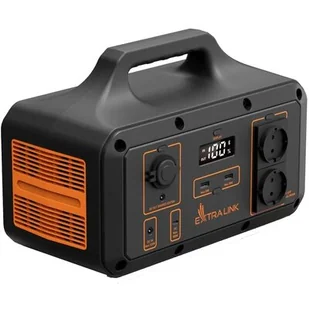 Extralink EPS-S600S przenośne stacja zasilająca 6 Litowo-jonowa - Pozostałe akcesoria sieciowe - miniaturka - grafika 1