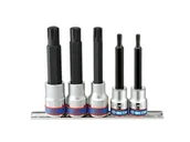 Zestawy narzędziowe - KING TONY Zestaw nasadek ribe 3105PR, 3/8" + 1/2", M7-M13 - miniaturka - grafika 1