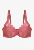Biustonosze - Różowy Biustonosz Typu Full Cup z Regulowanymi Ramiączkami Vikiirisa - miniaturka - grafika 1