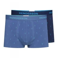 Majtki męskie - Bokserki Joy 41924-MLC Jeans-Granatowy - Henderson - miniaturka - grafika 1