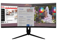 Monitory - PEAQ PMO G342-CWQK 34" UWQHD VA Czarny - miniaturka - grafika 1