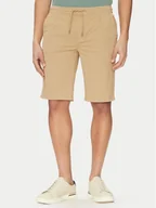Spodenki męskie - Blend Szorty materiałowe 20718156 Beżowy Regular Fit - miniaturka - grafika 1