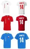 Koszulki sportowe męskie - Koszulka CZECHY JAKUB JANKTO 14 JR - miniaturka - grafika 1