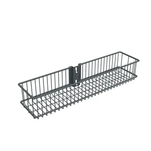 Kosz do listwy pionowej podwieszany 435 x 104 x 80 mm antracytowy Integri - Meble modułowe i akcesoria - miniaturka - grafika 1