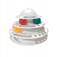 Zabawki dla kotów - Wieża z piłeczkami dla kota zabawka interaktywna - miniaturka - grafika 1