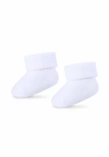 Skarpetki niemowlęce frotte białe - Moda i Uroda OUTLET - miniaturka - grafika 1