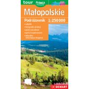 Książki o architekturze - Województwo małopolskie podrózownik mapa turystyczna plastik Nowa - miniaturka - grafika 1