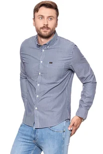 KOSZULA LEE SLIM BUTTON DOWN WHITE L66VBB12 - Lee - Koszule męskie - miniaturka - grafika 1