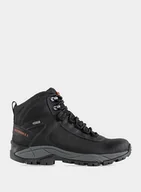 Buty trekkingowe męskie - Buty turystyczne Merrell Vego Mid Leather Waterproof - black - miniaturka - grafika 1