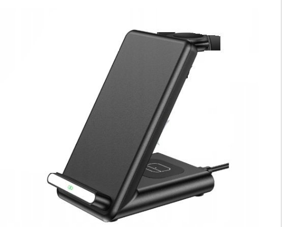 Bezprzewodowa stacja ładująca 3 w 1 – szybkie ładowanie etui do 4mm czarny