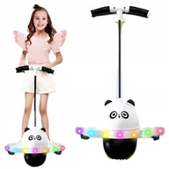 Skoczki dla dzieci - Pogo Ball Piłka Do Skakania Z Rączką Zabawka Dla Dzieci I Dorosłych LED - miniaturka - grafika 1