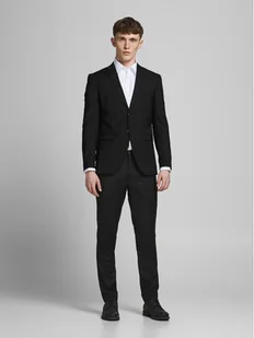 Jack&Jones Garnitur Franco 12181339 Czarny Super Slim Fit - Garnitury - miniaturka - grafika 1