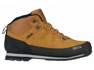 BUTY zimowe męskie BIG STAR EE174438 ocieplane brązowe 44 - Buty zimowe męskie - miniaturka - grafika 1