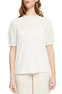Koszulki i topy damskie - edc by ESPRIT T-shirt damski, 110/Off White, S - miniaturka - grafika 1