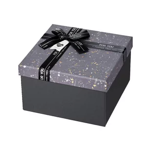 PUDEŁKO prezentowe 20 x 20 x 12 cm GREY VILLA ITALIA - Zestawy upominkowe - miniaturka - grafika 1