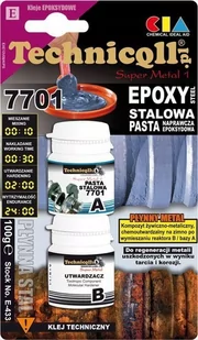 TECHNICQLL Pasta stalowa epoksydowa dwuskładnikowa E-433 E-433 - Kleje i inne preparaty budowlane - miniaturka - grafika 1