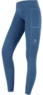 Bryczesy - Waldhausen Legginsy jeździeckie młodzieżowe zimowe Ella ELT - ocean - miniaturka - grafika 1